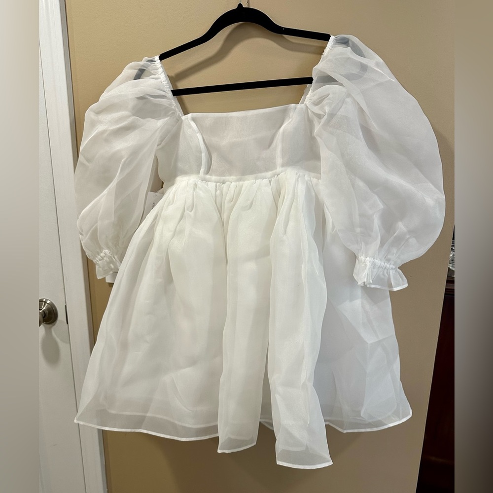 XS Puff Dress Selkie in Ivory
